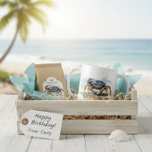 Watercolor Strandkrab, op maat Koffiemok