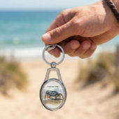 Watercolor Strandkrab, op maat Sleutelhanger