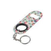Watercolor Strawberry Mini Flessenopener (Achterkant Gekanteld)