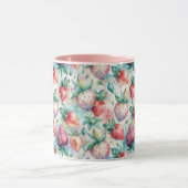 Watercolor Strawberry Mok (Midden)