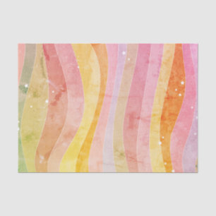 Watercolor Strepen Tissuepapier