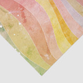 Watercolor Strepen Tissuepapier (Detail)