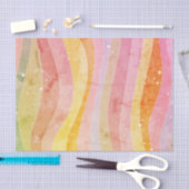 Watercolor Strepen Tissuepapier (Craft)