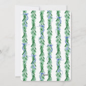 Watercolor Strikker Kerstkaart (Achterkant)