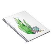 Watercolor Succulenten Botanisch Groen Notitieboek (Rechterzijde)