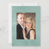 Watercolor Succulenten Trouwfoto Save The Date (Achterkant)