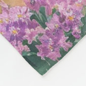 Watercolor Summer Mountain Fleece Deken (Hoek)