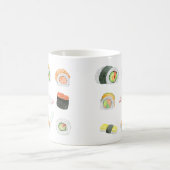 Watercolor Sushi Rolls Koffiemok (Center)