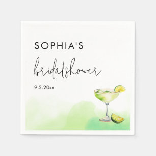 Watercolor Tacos & Tequila Bruidsuitnodiging  Servet