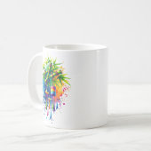 Watercolor Tanabata-boom Koffiemok (Voorkant links)
