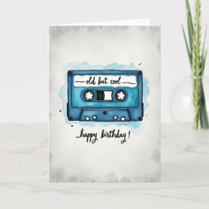 Watercolor Tape Verjaardagskaart Kaart
