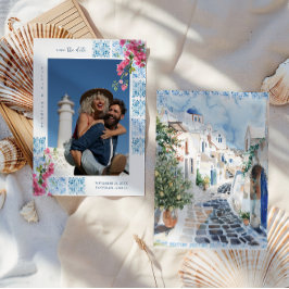 Watercolor Tegels | Griekse Trouwfoto