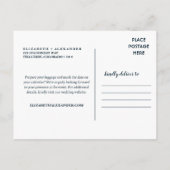 Watercolor Telluride Colorado Trouwkaart Briefkaart (Achterkant)