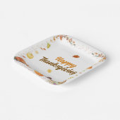 Watercolor Thanksgiving Papieren Bordje (Gebogen)