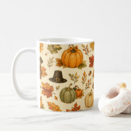 Watercolor Thanksgiving Patroon Koffiemok