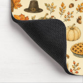 Watercolor Thanksgiving Patroon Muismat (Hoek)
