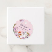 Watercolor Thee Party Bruidsmeisje Dank Je Bedankjes Labels (In situ)