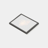 Watercolor Tijgerkopontwerp Post-it® Notes (Schuin)