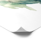 Watercolor Travel Map Poster (Hoek)