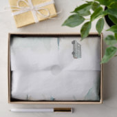 Watercolor Travel Map Tissuepapier (Geschenk)