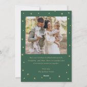 Watercolor Tree Merry Christmas Holiday Card Feestdagenkaart (Achterkant)