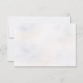Watercolor Tree Wedding RSVP Card Kaartje (Achterkant)