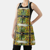 Watercolor Tropical Fruit Stand Monogram Apron 🌺 Schort (Insitu)