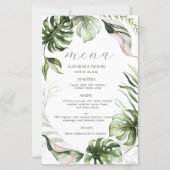 Watercolor Tropical Leaves Greenery (Voorkant)