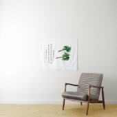 Watercolor Tropical Palm Trees  Bachelorette    Wandkleed (In Situ (horizontaal))