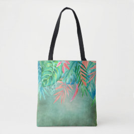 Watercolor Tropische All Over Tote Bag