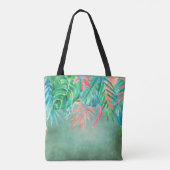 Watercolor Tropische All Over Tote Bag (Achterkant)