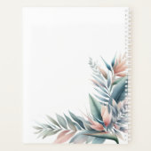 Watercolor Tropische Droom-Bruiloftsplanner Planner (Achterkant)