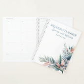 Watercolor Tropische Droom-Bruiloftsplanner Planner (Display)
