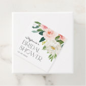 Watercolor Tuin Bloemen Lente Bruiloft Feest Bedankjes Labels (In situ)