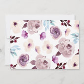 Watercolor Tuin Bruiloft RSVP Kaart (Achterkant)