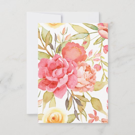 Watercolor Tuin Trouwdag Save The Date (Achterkant)