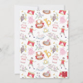 Watercolor Twelve Days of Christmas Party Kaart (Achterkant)