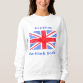 Watercolor Union Jack Flag Feeling British Trui (Voorkant)