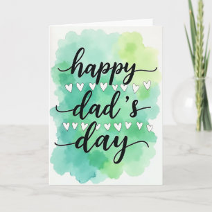 Watercolor Vaderdagkaart Kaart