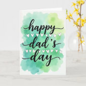 Watercolor Vaderdagkaart Kaart (Gele Bloem)