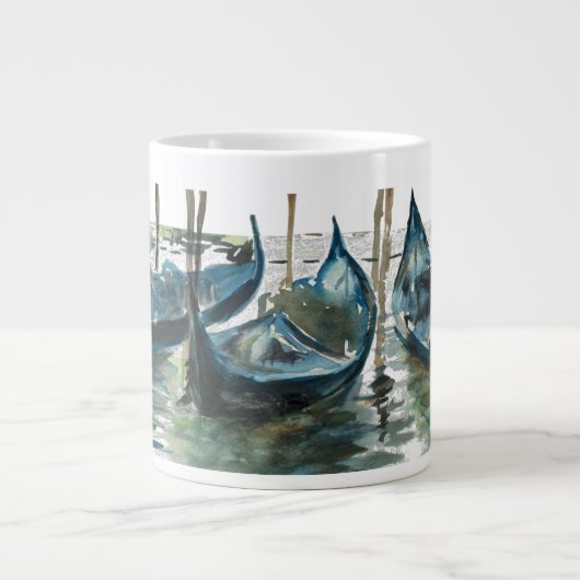 Watercolor Venice Grote Koffiekop (Voorkant)