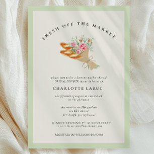 Watercolor Verse Uit De Markt Bruidsmeisjesfeest Kaart