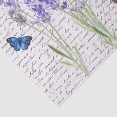 Watercolor Vlinder Decoupage Lavendel Tissuepapier (Detail)