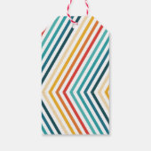 Watercolor Vlinder Kunst Cadeaulabel (Achterkant)