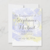 Watercolor Vlinder Maagdenpalm Trouw Aankondiging (Achterkant)