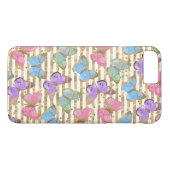 Watercolor Vlinders Goud Glitter Case-Mate iPhone Case (Achterkant (Horizontaal))