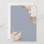 Watercolor Vlinders Pampas Gras Kaart (Achterkant)