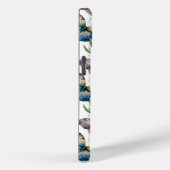 Watercolor Vlinders Wisteria Bloem Monogram Case-Mate iPhone Case (Achterkant / Rechts)