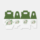 Watercolor Voetbal Sport Touchdown Tailgate Bedankdoosjes (Uitgevouwen)