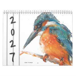 Watercolor Vogels Muurkalender 2027 Kalender